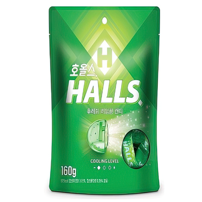 호올스 후레쉬 라임향 캔디 160g