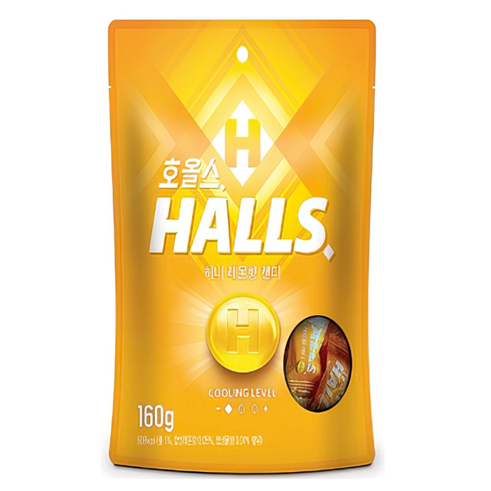 호올스 허니 레몬향 캔디 160g